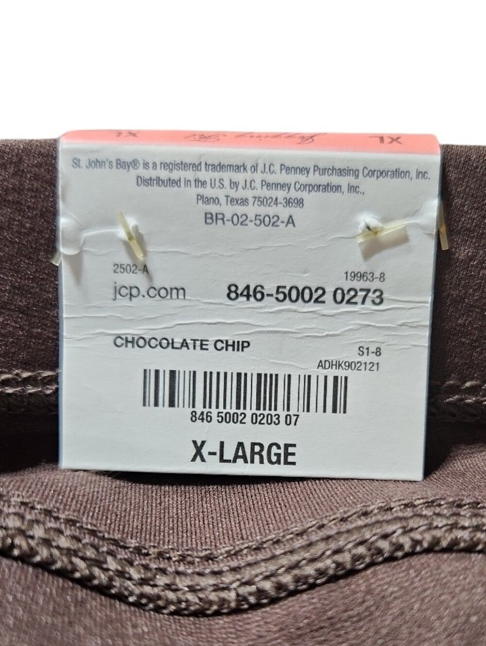St John's Bay Brown Secretly Slender Jegging Fit Slim Leg XL - Picture 6 of 11